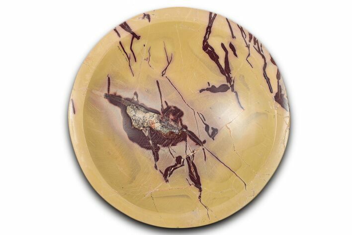 Polished Saharan Desert Jasper Dish - Morocco #349391